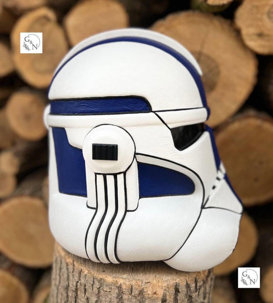 Handmade Clone Trooper Phase 2 Helmet: Star Wars Cosplay, Wearable Design (59-61cm)