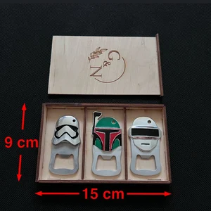 Star Wars Bottle Opener Gift Set: Aluminum Keychain, Cosplay Gift