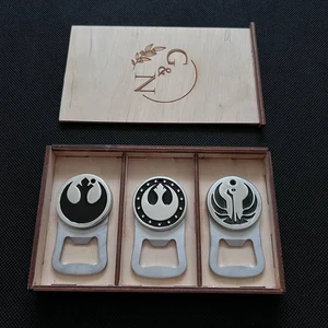 Star Wars Bottle Opener Gift Set: Galactic Republic Aluminum Openers