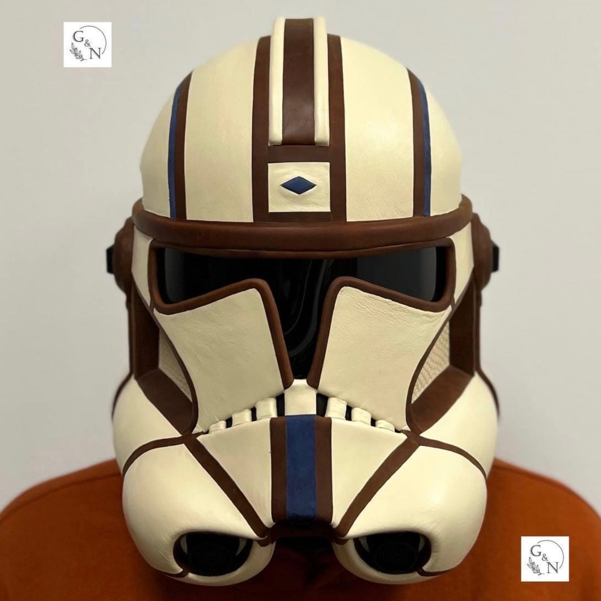 Handmade Phase 2 Clone Trooper Helmet: Cosplay Star Wars Armor (59-61cm)