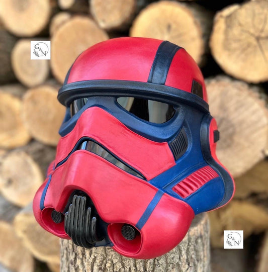 Handmade Leather Stormtrooper Helmet: Cosplay Star Wars Armor (59-61cm)