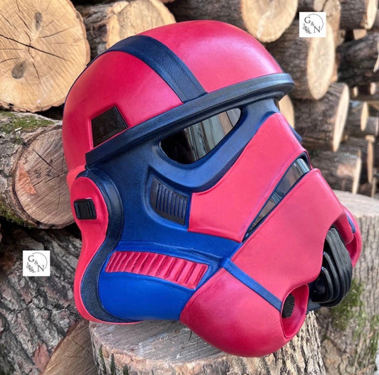 Handmade Leather Stormtrooper Helmet: Cosplay Star Wars Armor (59-61cm)