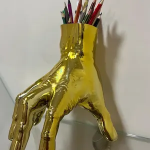 Chrome 'Thing' Pencil Holder: Adams Family Cosplay Gift
