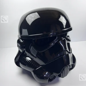 Black Stormtrooper helmet, black men's helmet, Star Wars helmet, cosplay helmet, cosplay helmet, exclusive gift for him, Stormtrooper