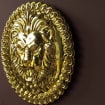 Handmade Chrome Lion Head Wall Art: Modern 3D Sculpture