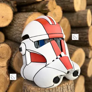 Handmade Phase 2 Clone Trooper Helmet: Star Wars Cosplay Prop