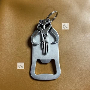 Mythosaur Skull Aluminum Bottle Opener, Magnetic Keychain, Gift for Him
