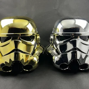 Chrome Stormtrooper Helmet: Star Wars Cosplay, Size 59-61cm