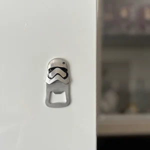 Aluminum Bottle Opener with magnet, Bottle Opener “Captain Phasma”, custom keychain, keychain, handmade gift, gift.