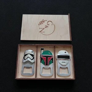 Star Wars Bottle Opener Gift Set: Aluminum Keychain, Cosplay Gift