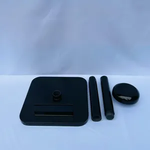 Handmade Black Cosplay Helmet Stand: Star Wars Display