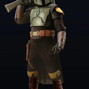 Brass Boba Fett Costume Belt Buckle: Cosplay Halloween Prop