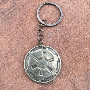 Star Wars Galaxy’s Edge Empire Imperial Crest Keychain Medal from The Mandalorian
