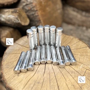 Large Set of Mandalorian Aluminum Cylinders, Aluminum Cylinders, Mandalorian Costume Accessories, Cosplay Armor Parts, Star Wars Inspired