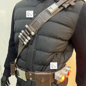 Mandalorian Leather Belt, Bandolier Bandolier, Cosplay Accessory, Din Janin, Leather Belt, Leather Belt for the Mandalorian Costume