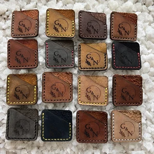 Handmade Full Grain Leather Coin Case: 32mm Coin Holder