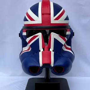 Handmade Black Cosplay Helmet Stand: Star Wars Display