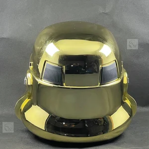 Chromed gold helmet “Stormtrooper”, helmet, man helmet, helmet design, helmet Star Wars, cosplay helmet, helmet templat