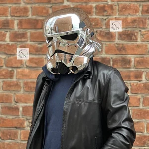 Chrome Stormtrooper Helmet: Star Wars Cosplay, Size 59-61cm