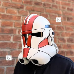 Handmade Phase 2 Clone Trooper Helmet: Star Wars Cosplay Prop