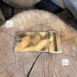 Brass Boba Fett Costume Belt Buckle: Cosplay Halloween Prop