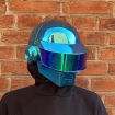 Thomas Bangalter Helmet, Chrome Cosplay, Limited Edition, Thomas Bangalter Helmet, Electronic helmet, Futuristic helmet