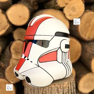 Handmade Phase 2 Clone Trooper Helmet: Star Wars Cosplay Prop