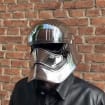 Chrome Silver Captain Phasma Helmet, Helmet, Men's Helmet, Helmet Design, Star Wars Helmet, Cosplay Helmet.