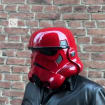 Handmade Red Stormtrooper Helmet, Star Wars Cosplay