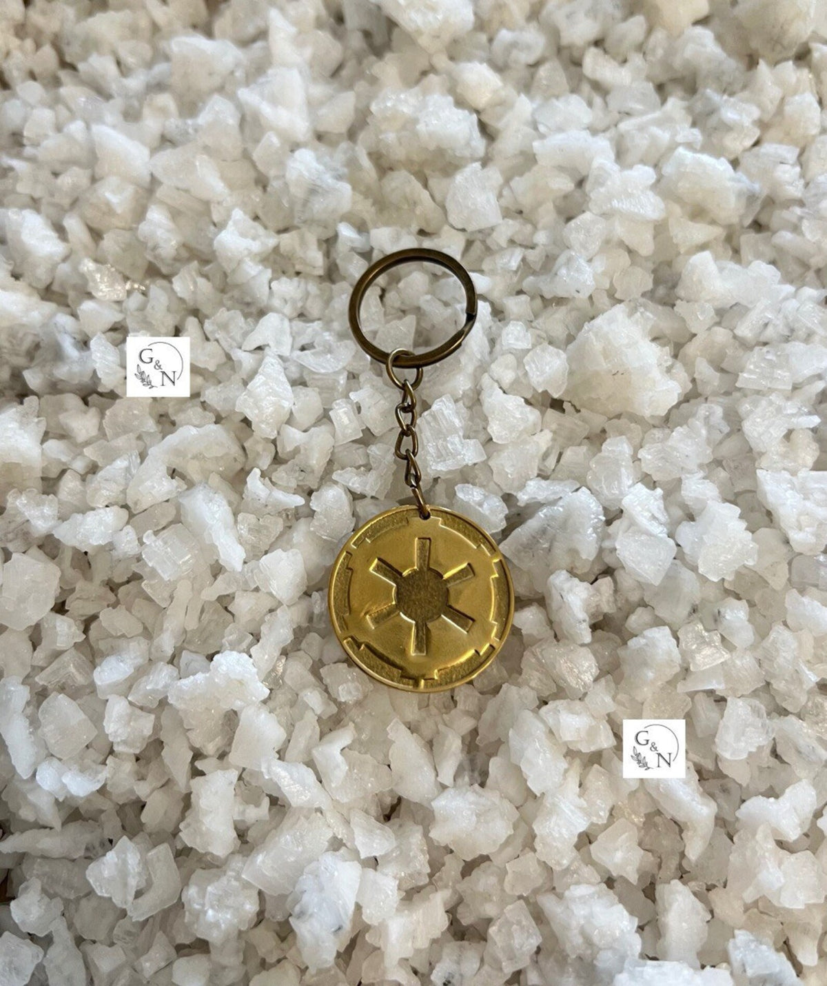 Star Wars Galaxy’s Edge Empire Imperial Crest Keychain Medal from The Mandalorian