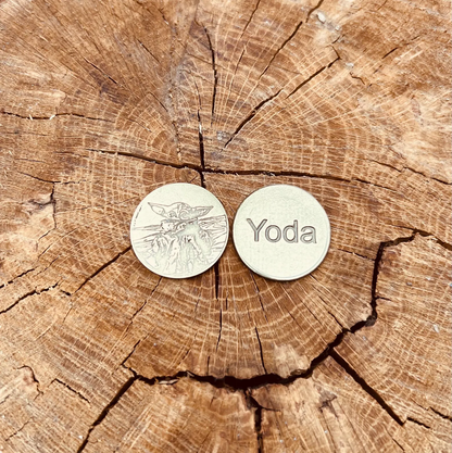Master Yoda Coin Set, Master Yoda Coin, Coin, Coins, Gold Coins, Gold Coin, Brass Coins, Gift For Him, Coin Set, collectible coin, gift