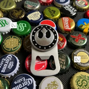 New Republic Aluminum Bottle Opener Keychain - Star Wars Fan Gift