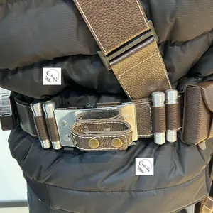 Mandalorian Leather Belt, Bandolier Bandolier, Cosplay Accessory, Din Janin, Leather Belt, Leather Belt for the Mandalorian Costume