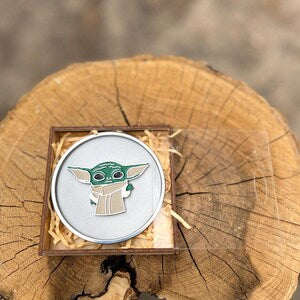 Cosplay souvenir from Star Wars “Yoda”, Aluminum souvenir, custom gift, Star Wars souvenir,handmade gift, personalized handmade gift for him