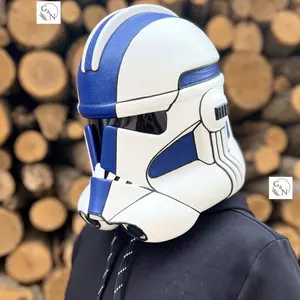 Handmade Clone Trooper Phase 2 Helmet: Star Wars Cosplay, Wearable Design (59-61cm)