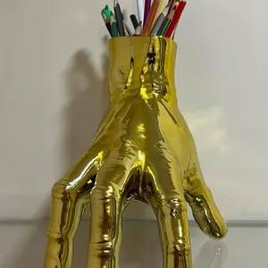 Chrome 'Thing' Pencil Holder: Adams Family Cosplay Gift