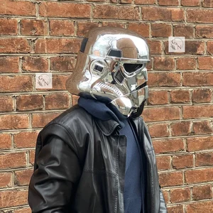 Chrome Stormtrooper Helmet: Star Wars Cosplay, Size 59-61cm