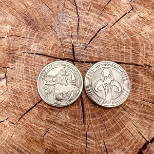 Set of the Mandalorian coins, the Mandalorian, coin, coins, gold coins, the gold coin, brass coins, gift for him, coins set, cosplay coins