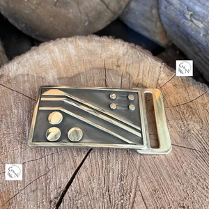 Brass Boba Fett Costume Belt Buckle: Cosplay Halloween Prop