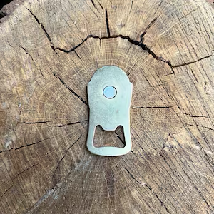 Guy-Manuel Magnetic Bottle Opener: Anodized ZAM Keychain