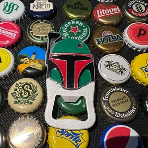 Boba Fett Bottle Opener: Magnetic Aluminum Keychain