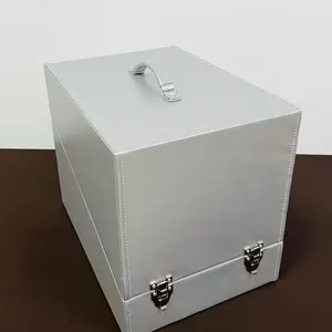 Handmade Thomas Bangalter Helmet Storage Case, Cosplay Prop Box, Thomas Robot Helmet