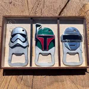 Star Wars Bottle Opener Gift Set: Aluminum Keychain, Cosplay Gift