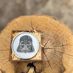 Darth Vader Aluminum Cosplay Medallion: Star Wars Gift