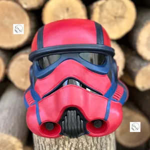 Handmade Leather Stormtrooper Helmet: Cosplay Star Wars Armor (59-61cm)