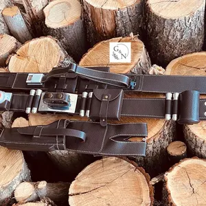 Mandalorian Leather Belt, Bandolier Bandolier, Cosplay Accessory, Din Janin, Leather Belt, Leather Belt for the Mandalorian Costume