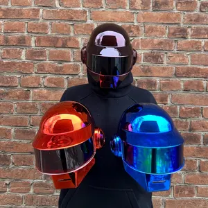 Thomas Bangalter Cosplay Helmet, Thomas Bangalter Helmet, Electronic helmet, Futuristic helmet, Robot helmet, Music helmet